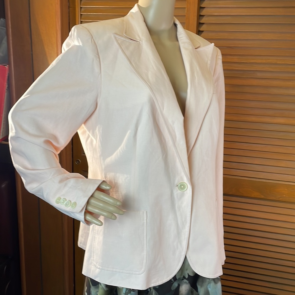 Lauren Ralph Lauren Silk/Linen Blazer